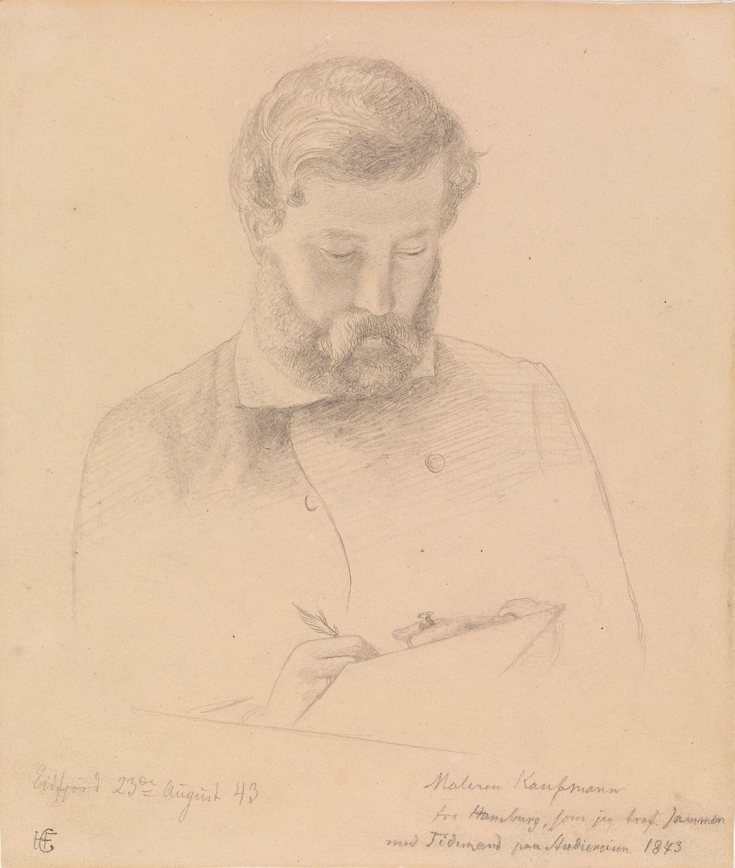 Hermann Kauffmann autorstwa Hans Gude