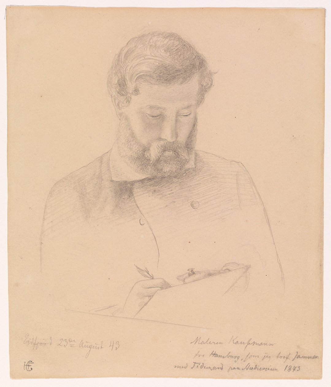 Hermann Kauffmann autorstwa Hans Gude
