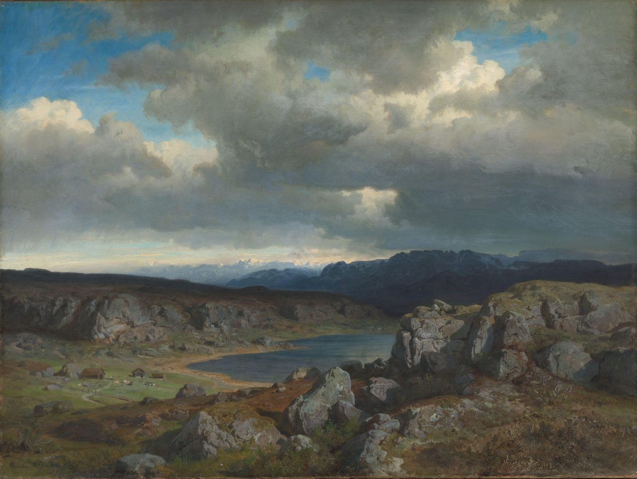 Wyżyna Norweska autorstwa Hans Gude