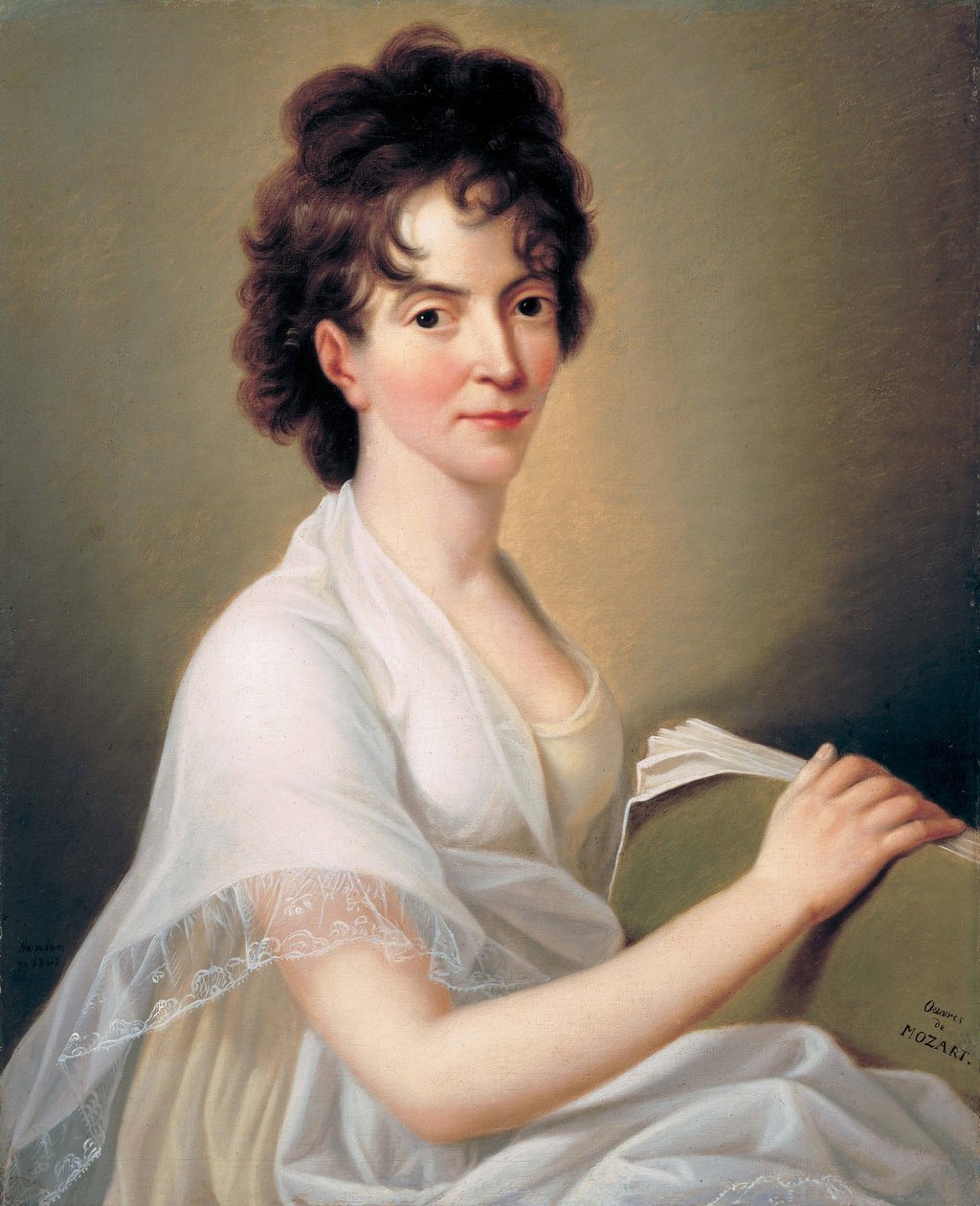 Constanze Mozart z d. Weber 17631842, żona W.A. Mozarta, 1802 autorstwa Hans Hansen