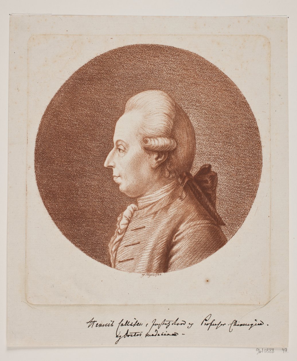 Profesor H. Callisen autorstwa Hans Heger