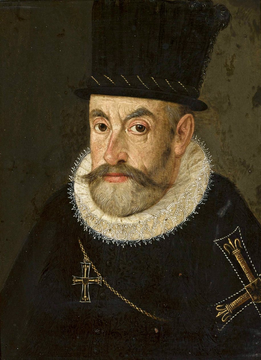 Polish: Portret arcyksięcia Maksymiliana III Habsburga (1558-1618) w stroju Wielkiego Mistrza Zakonu Krzyżackiego (Polish) Portrait of Archduke Maximilian III of Austria (1558-1618). autorstwa Hans Henseiller