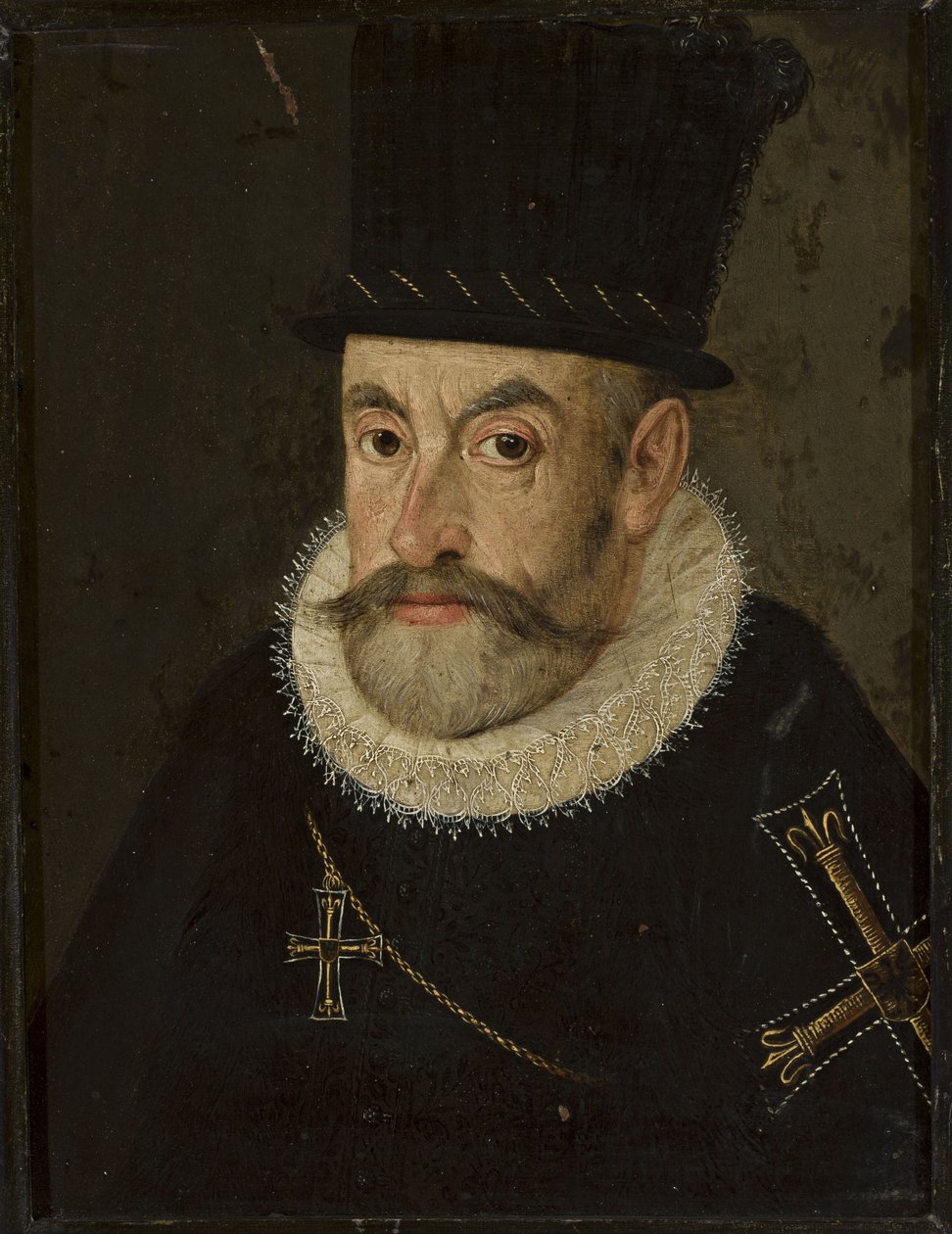 Polish: Portret arcyksięcia Maksymiliana III Habsburga (1558-1618) w stroju Wielkiego Mistrza Zakonu Krzyżackiego (Polish) Portrait of Archduke Maximilian III of Austria (1558-1618). autorstwa Hans Henseiller