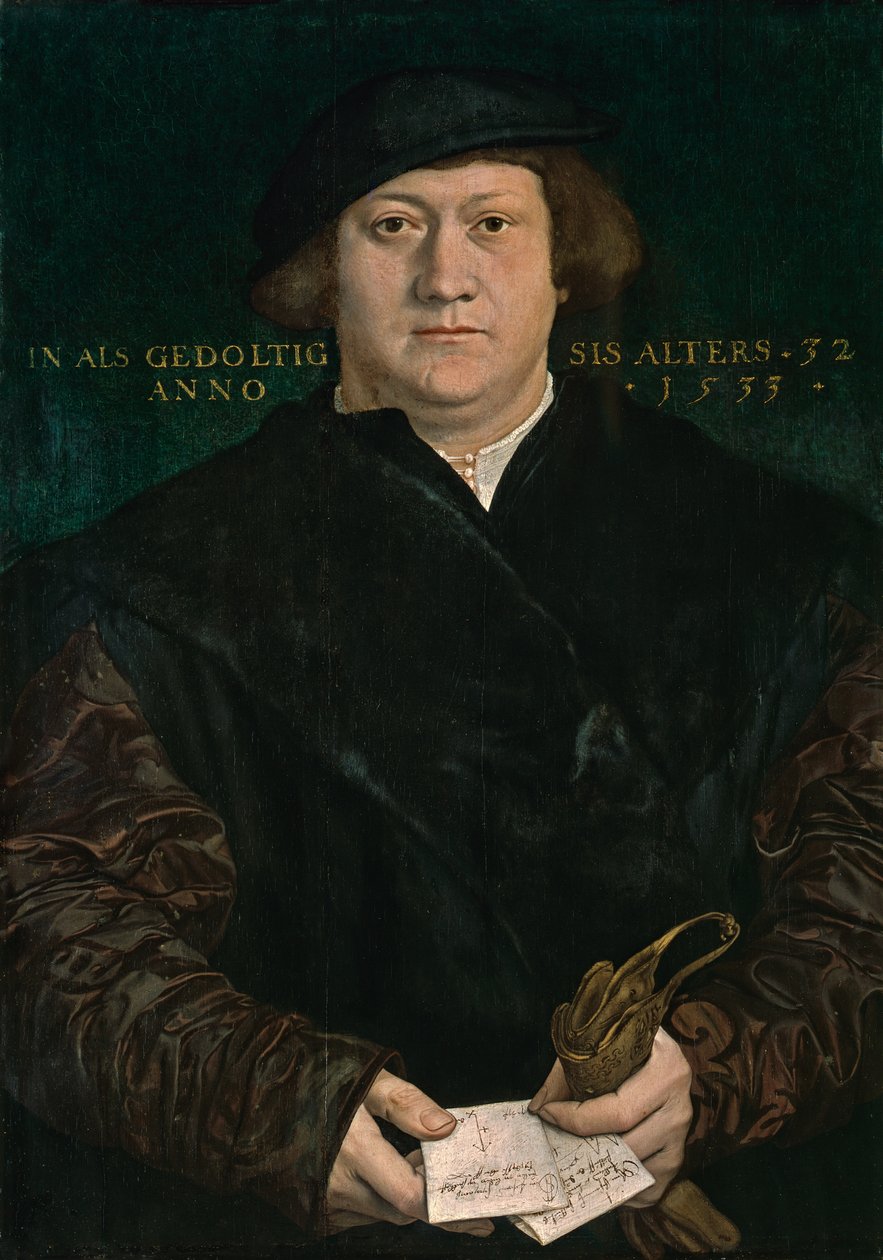 Portret kupca bruszwickiego Cyriakusa Kale autorstwa Hans Holbein