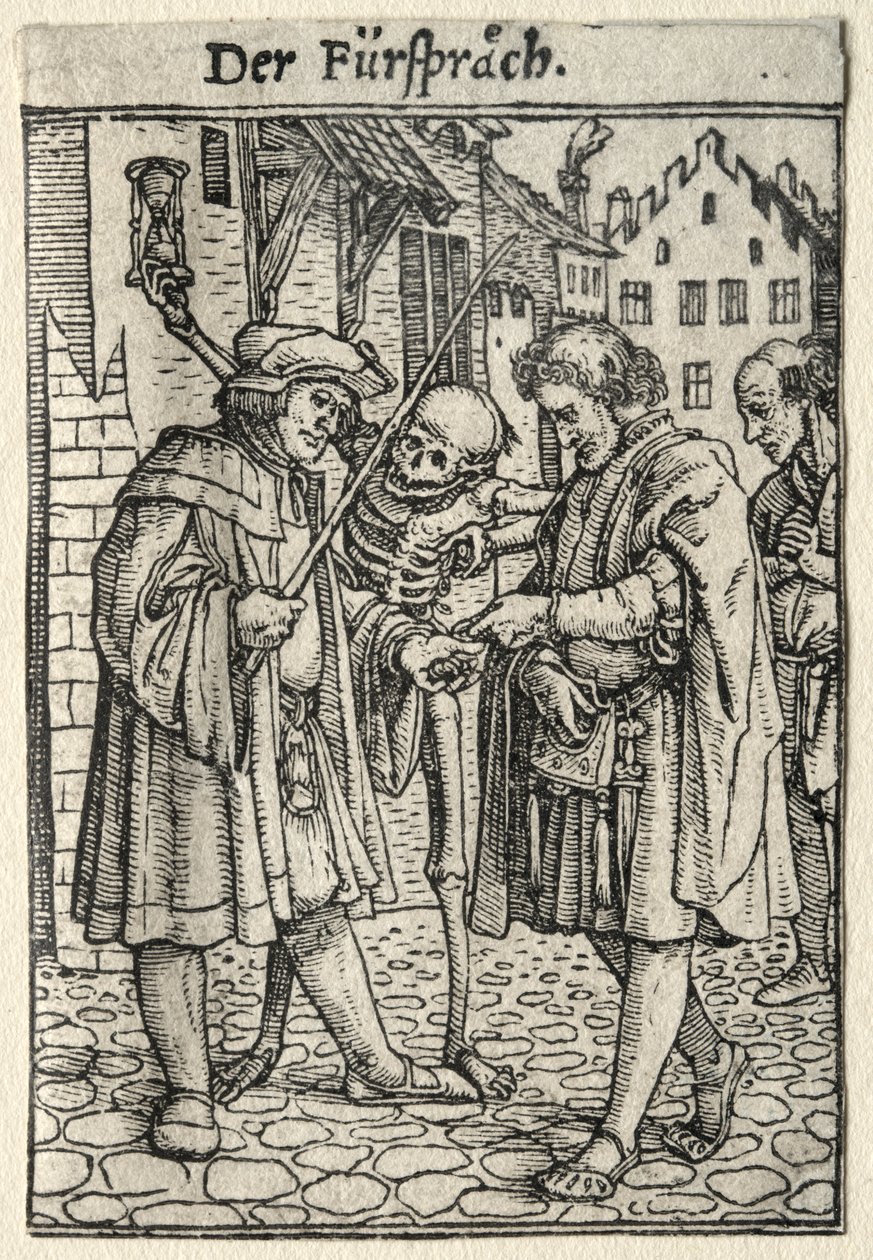 Taniec Śmierci: Adwokat autorstwa Hans Holbein