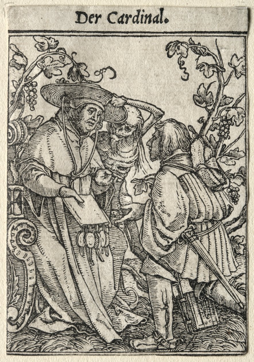 Taniec śmierci: kardynał autorstwa Hans Holbein
