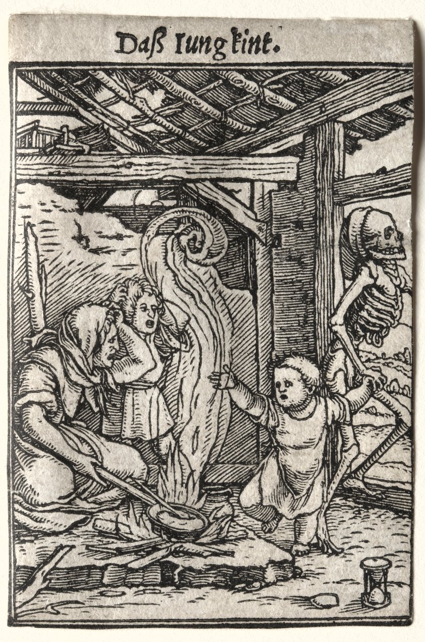 Taniec śmierci: dziecko, c. 1526. autorstwa Hans Holbein