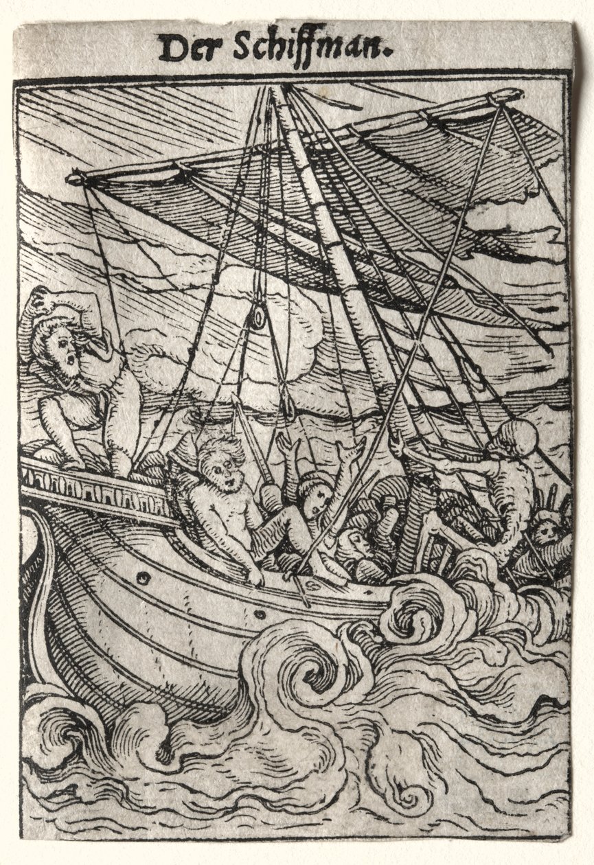Taniec Śmierci: Żeglarz autorstwa Hans Holbein