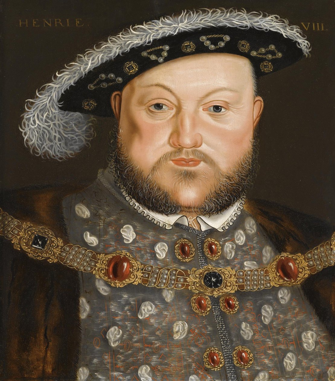 Portret króla Henryka VIII z Anglii autorstwa Hans, Holbein