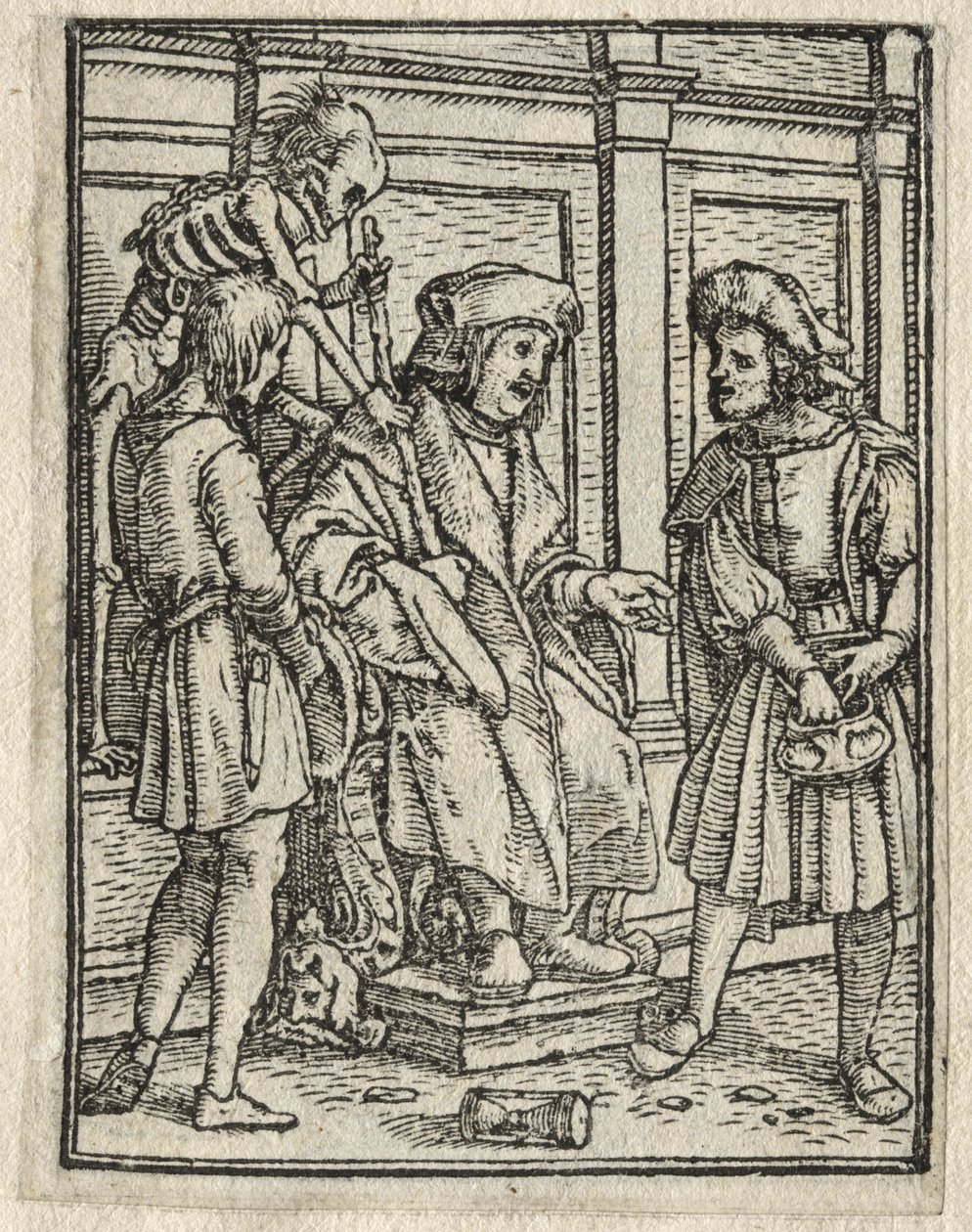 Taniec śmierci: sędzia autorstwa Hans Holbein