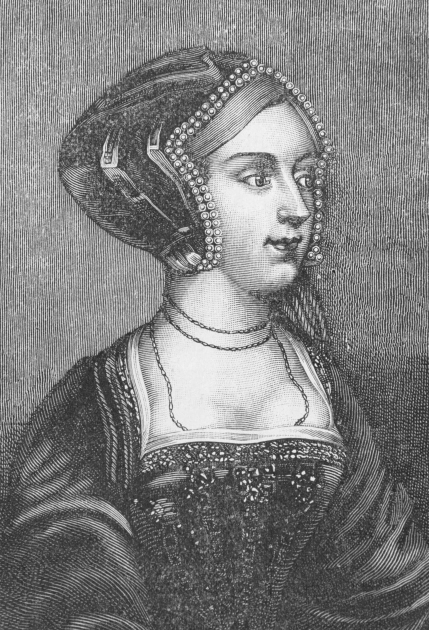 Anne Boleyn (c.1507-36) Druga żona Henryka VIII Anglii (patrz także 68049) autorstwa Hans Holbein der Jüngere