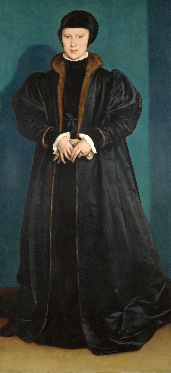 Krystyna Duńska (1522-90) księżna Mediolanu, prawdopodobnie 1538 autorstwa Hans Holbein der Jüngere
