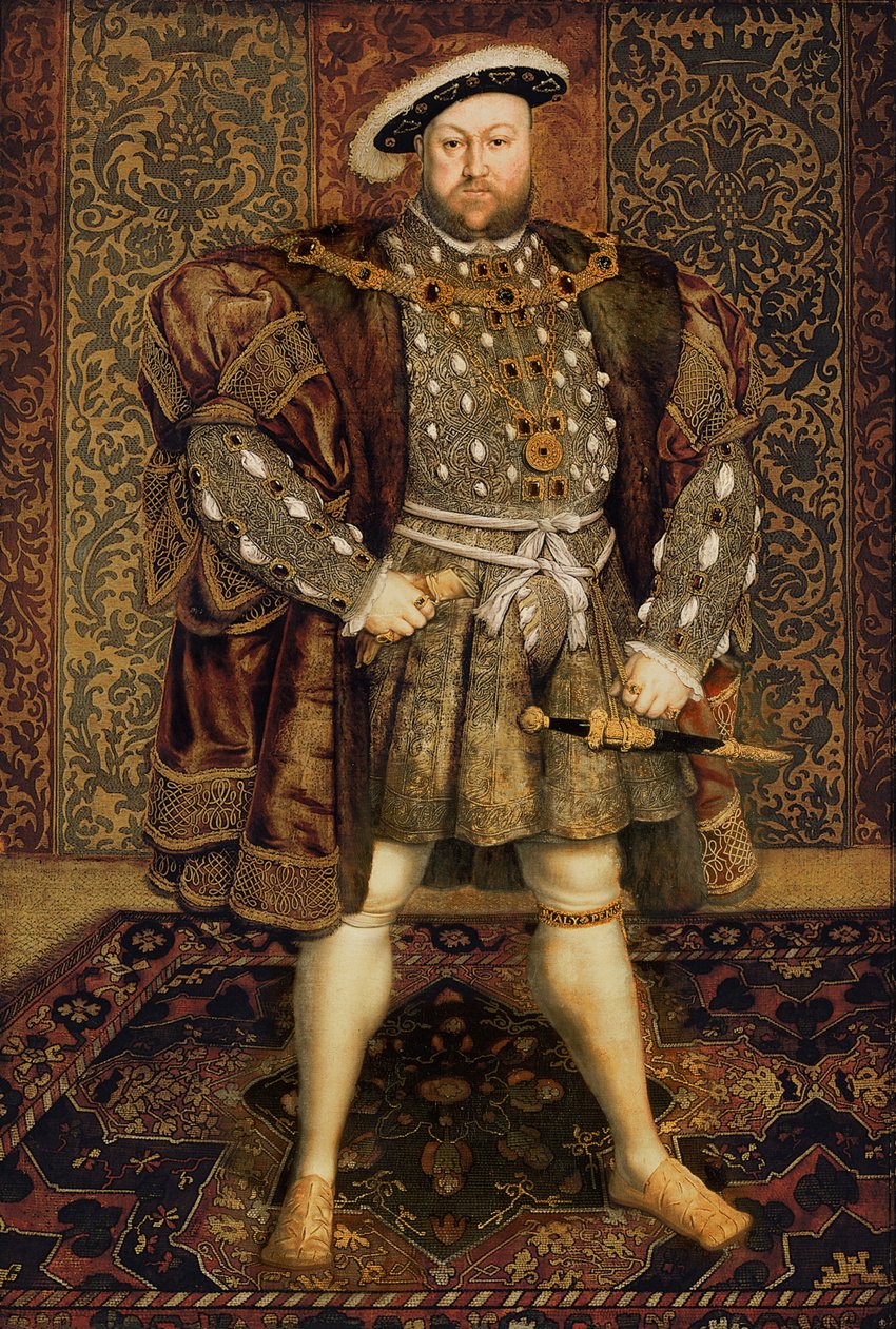 Król Henryk VIII autorstwa Hans Holbein der Jüngere