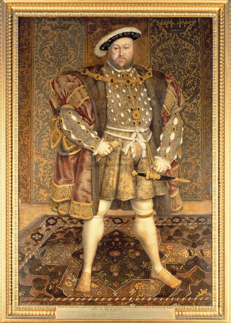Portret Henryka VIII (1491-1547) autorstwa Hans Holbein der Jüngere