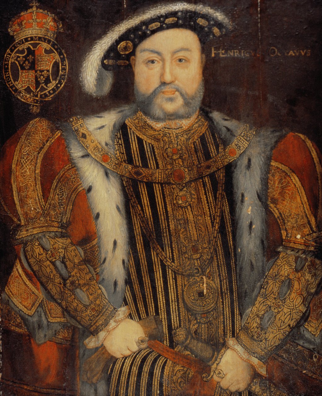 Portret Henryka VIII (1491-1547) autorstwa Hans Holbein der Jüngere