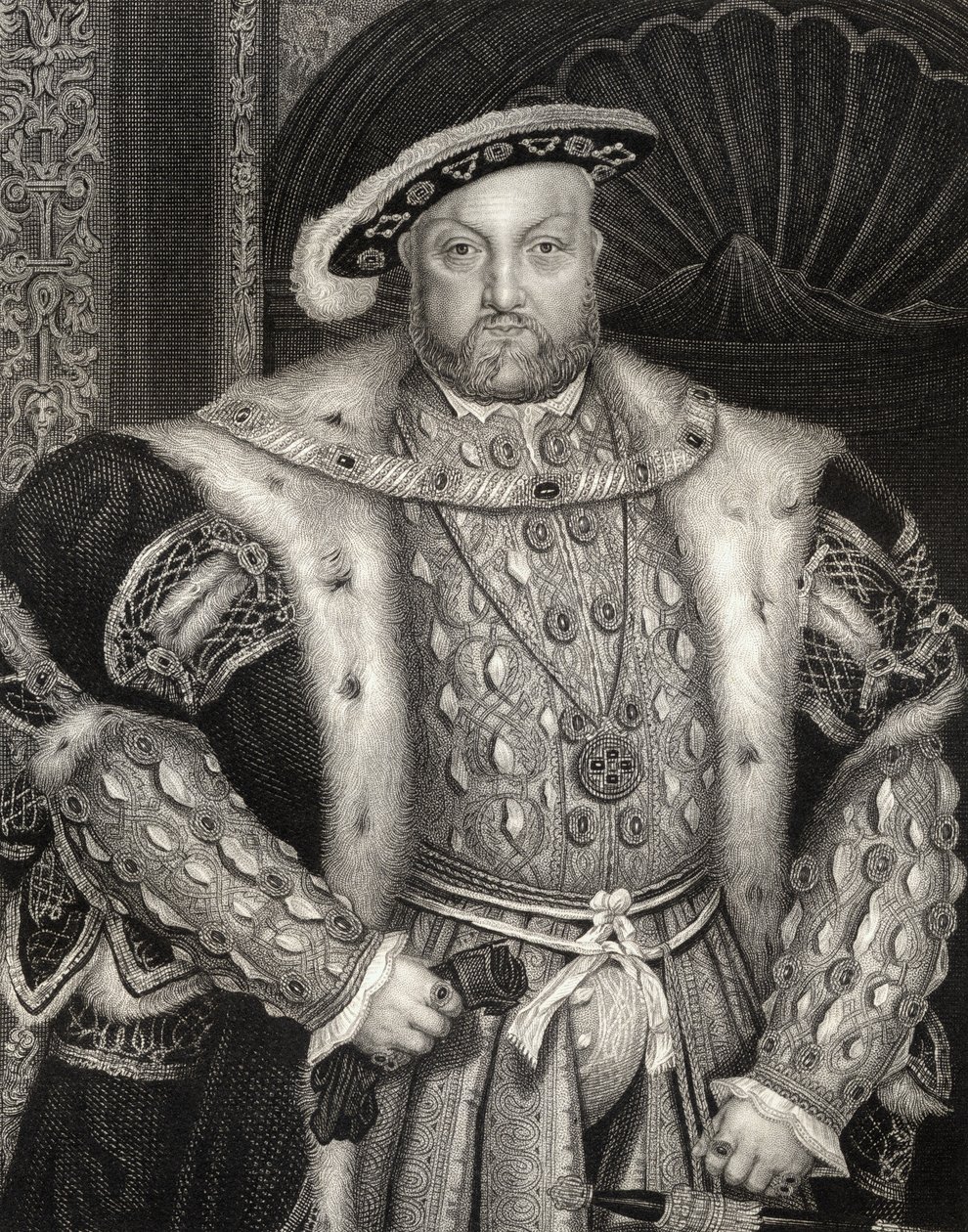 Portret króla Henryka VIII (1491-1547) z „Lodge