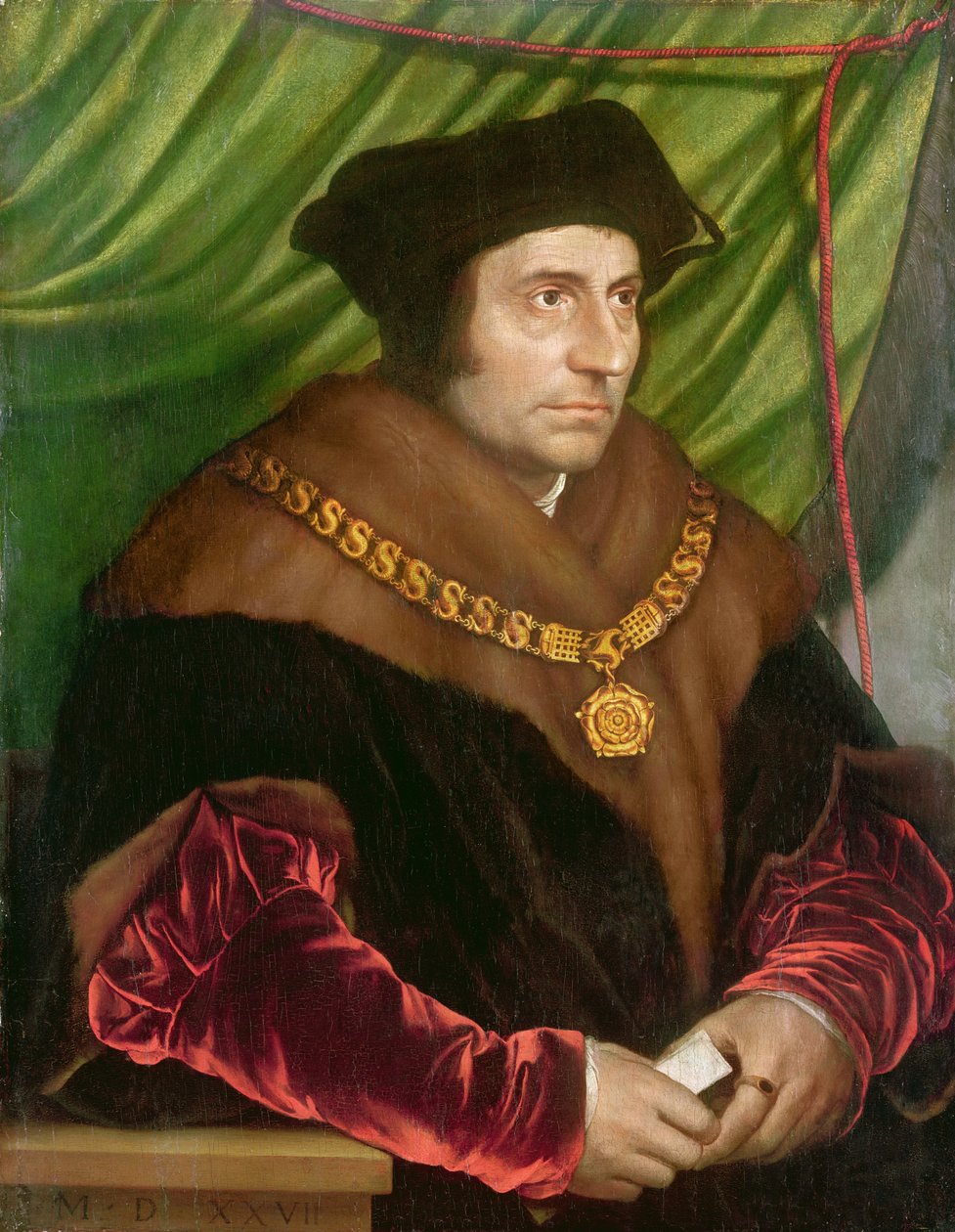 Portret Sir Thomas More (1478-1535) autorstwa Hans Holbein der Jüngere