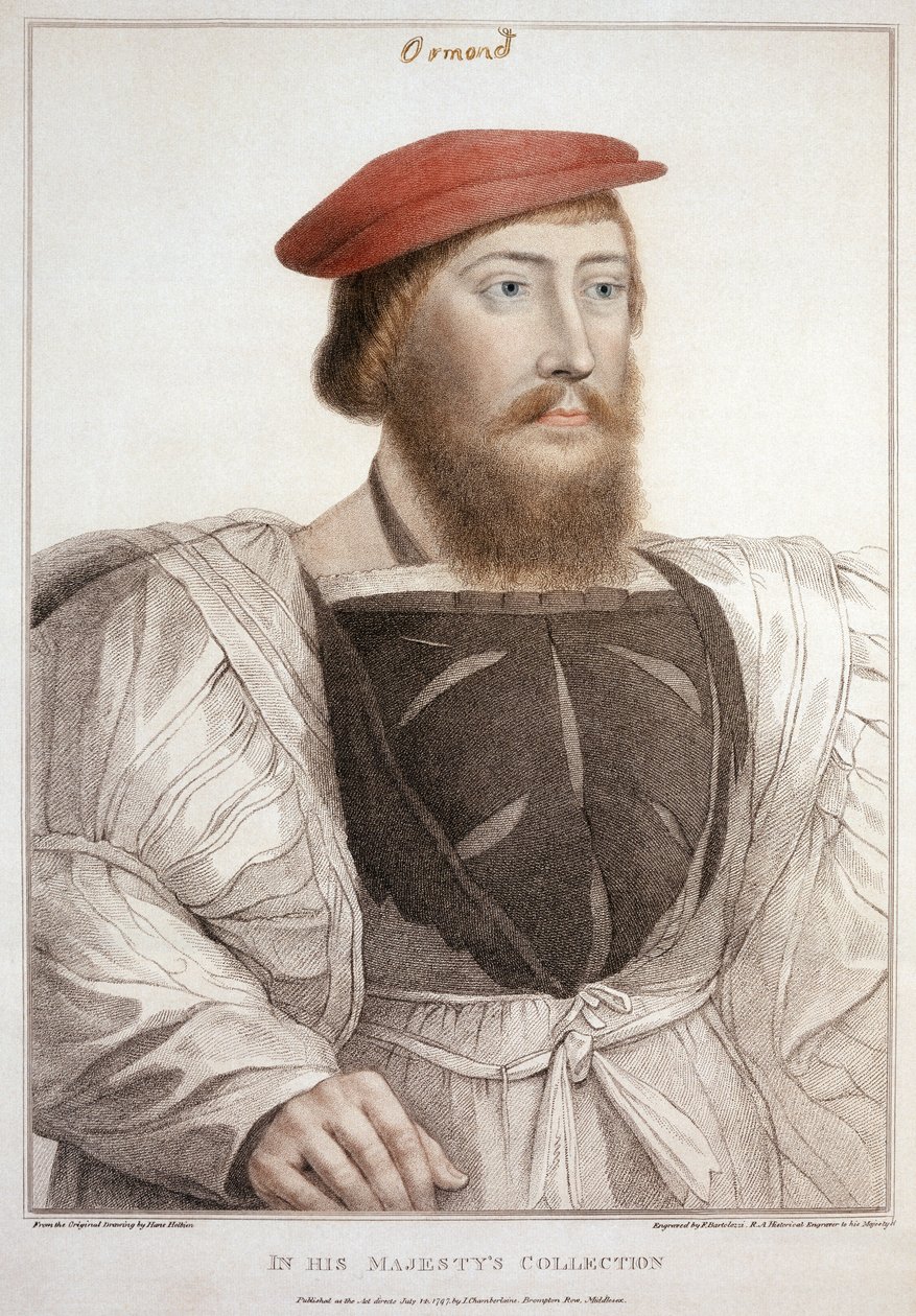 Sir Thomas Boleyn (1477-1539) grawerowany przez Francesco Bartolozzi (1727-1815) 1797 autorstwa Hans Holbein der Jüngere