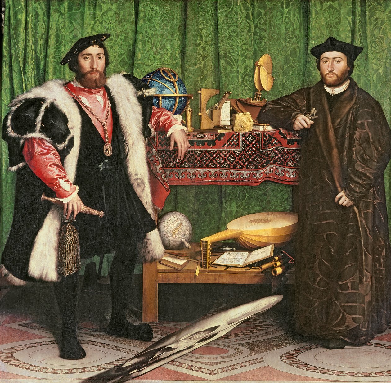 Ambasadorowie, 1533 autorstwa Hans Holbein der Jüngere