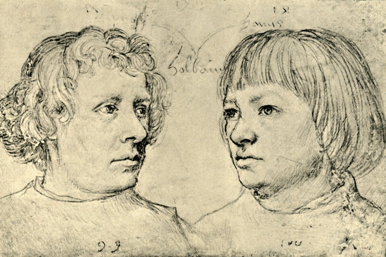 Ambrosius i Hans, synowie artystów, 1511, 1943. autorstwa Hans Holbein the Elder