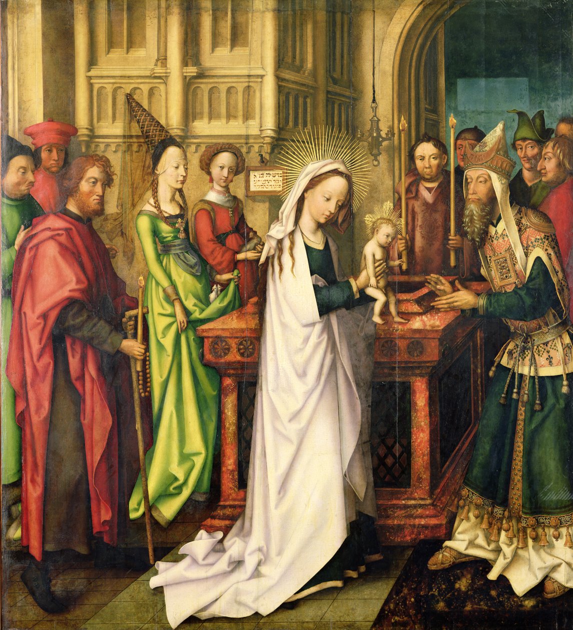 په معبد کې د مسیح انځور، 1500 (هم 147226 وګورئ) پولی autorstwa Hans Holbein the Elder