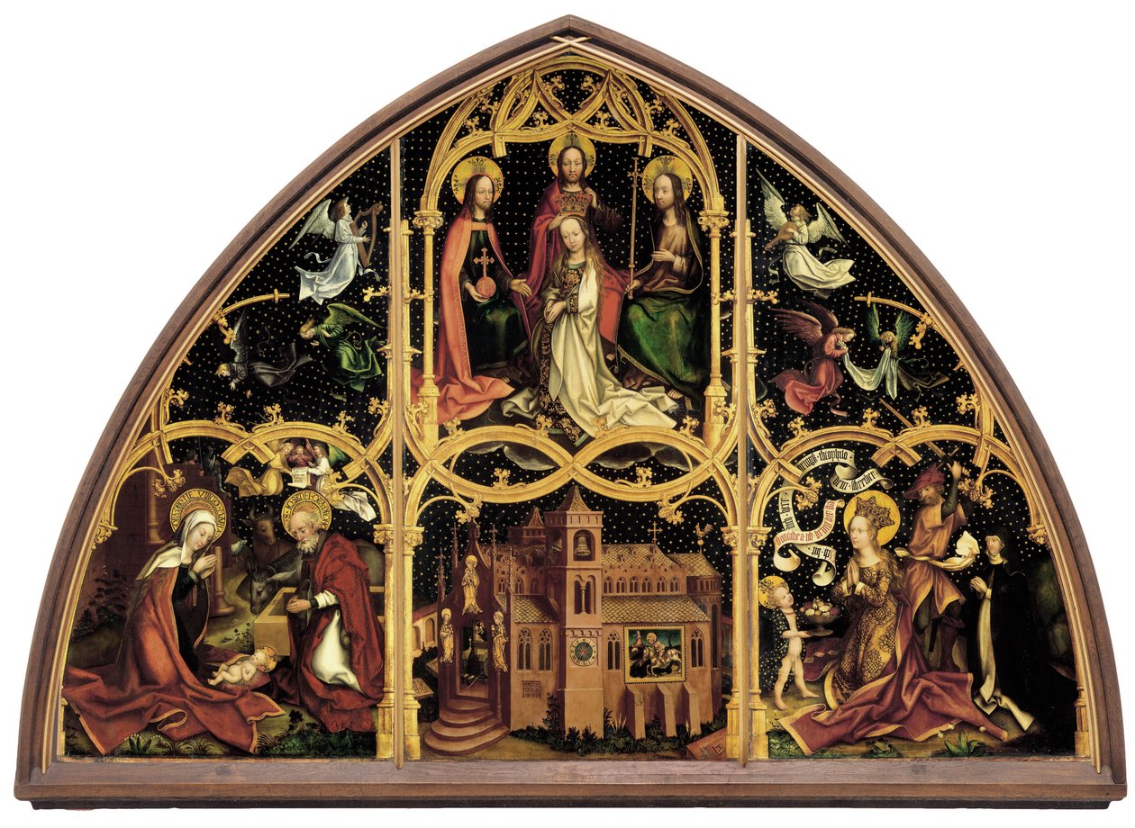 niemiecki: Basilika Santa Maria Maggiore, rechter Tafel: Enthauptung der hl. Dorothea Basilica Santa Maria Maggiore autorstwa Hans Holbein the Elder
