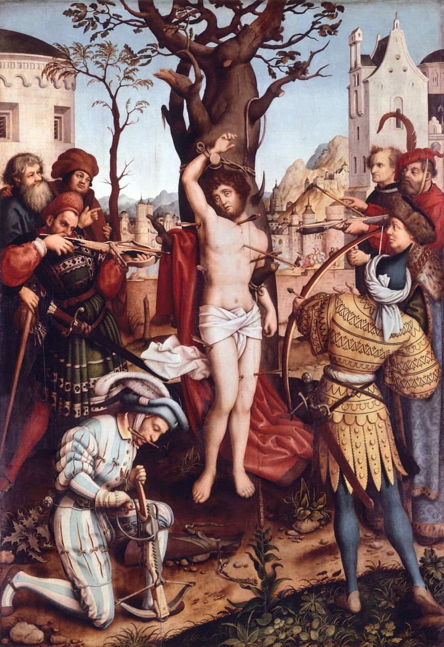 Męczeństwo św. Sebastiana, Hans Holbein Starszy (ok. 1465-1524) autorstwa Hans Holbein the Elder