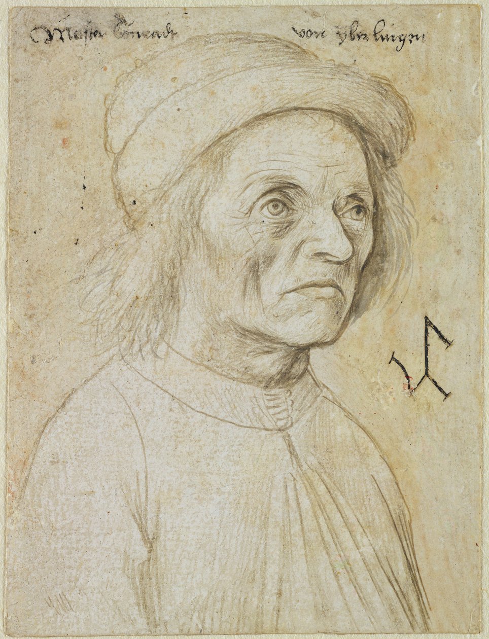 Portret Konrada Wurffela (srebrny ołówek na papierze) autorstwa Hans Holbein the Elder