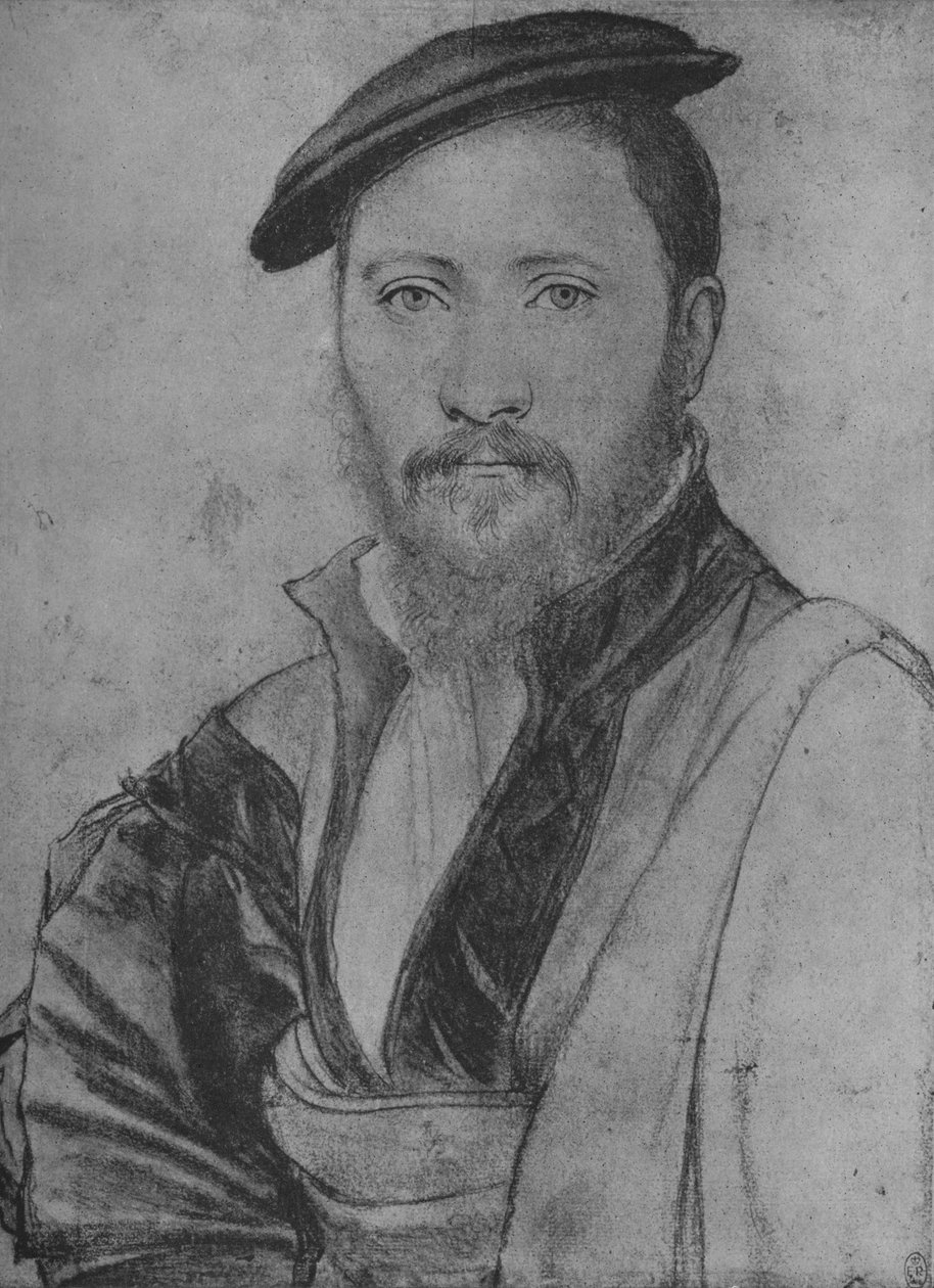 Dżentelmen: nieznany, 1535 1945 autorstwa Hans Holbein der Jüngere