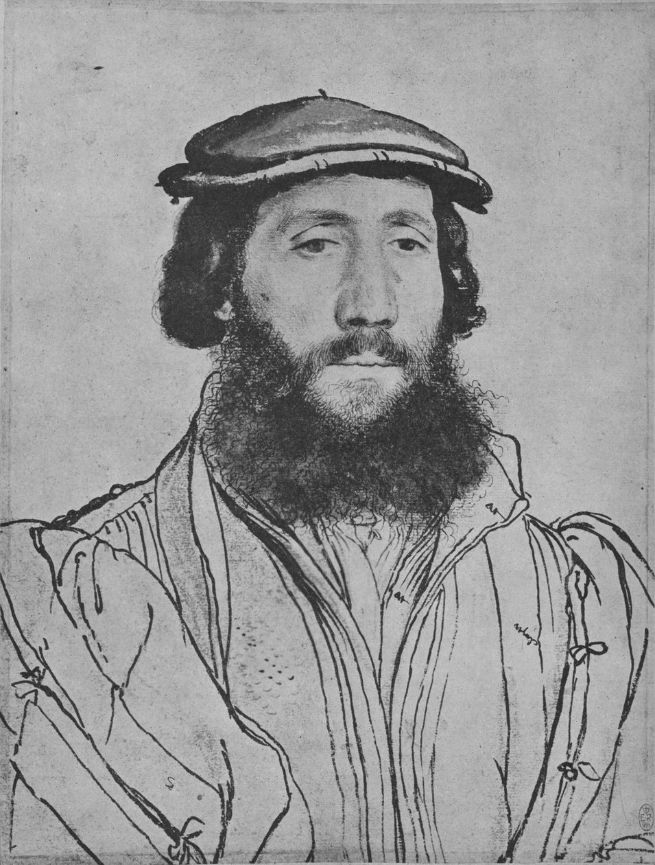Dżentelmen: nieznany, ok. 1535 1945 r. autorstwa Hans Holbein der Jüngere
