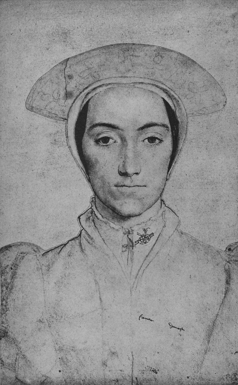 Dama: Nieznana, c1532-1543 1945 autorstwa Hans Holbein der Jüngere