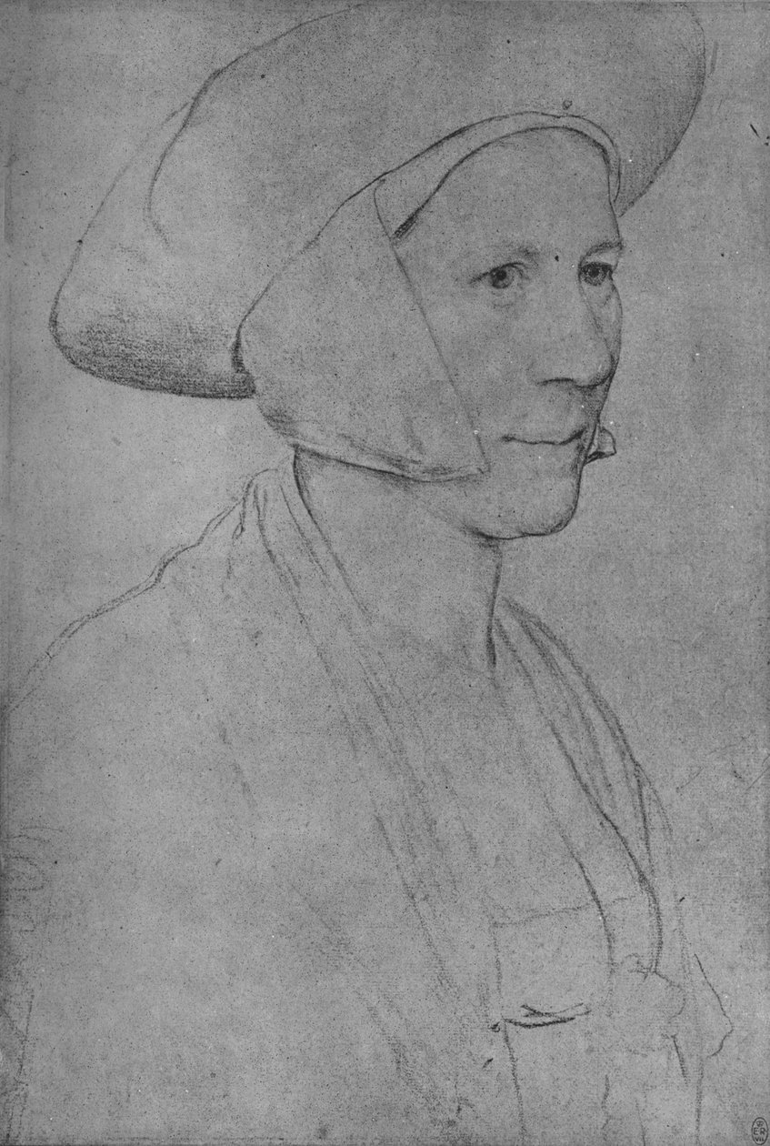 Kobieta: Nieznana, 1526-1528 1945 autorstwa Hans Holbein der Jüngere
