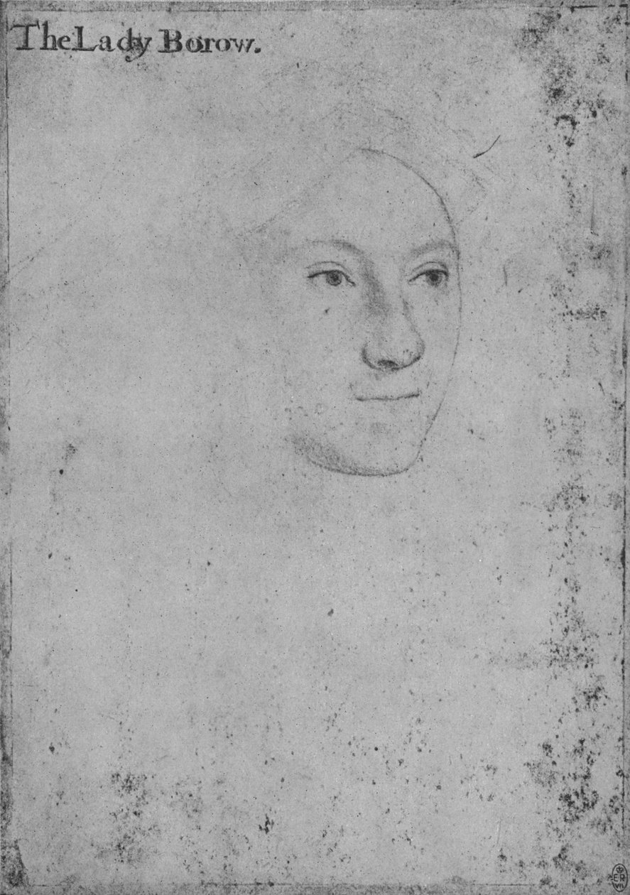 Alice London, Lady Borough, c1541 1945 autorstwa Hans Holbein der Jüngere