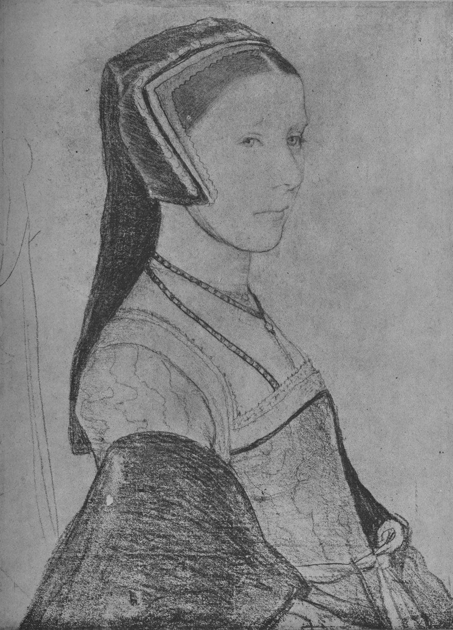 Anna Cresacre, c1527 1945 autorstwa Hans Holbein der Jüngere