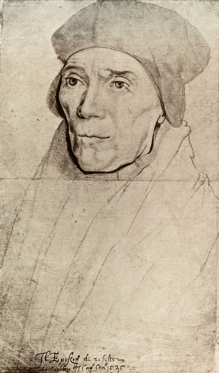 Biskup Fisher, 1909 autorstwa Hans Holbein der Jüngere