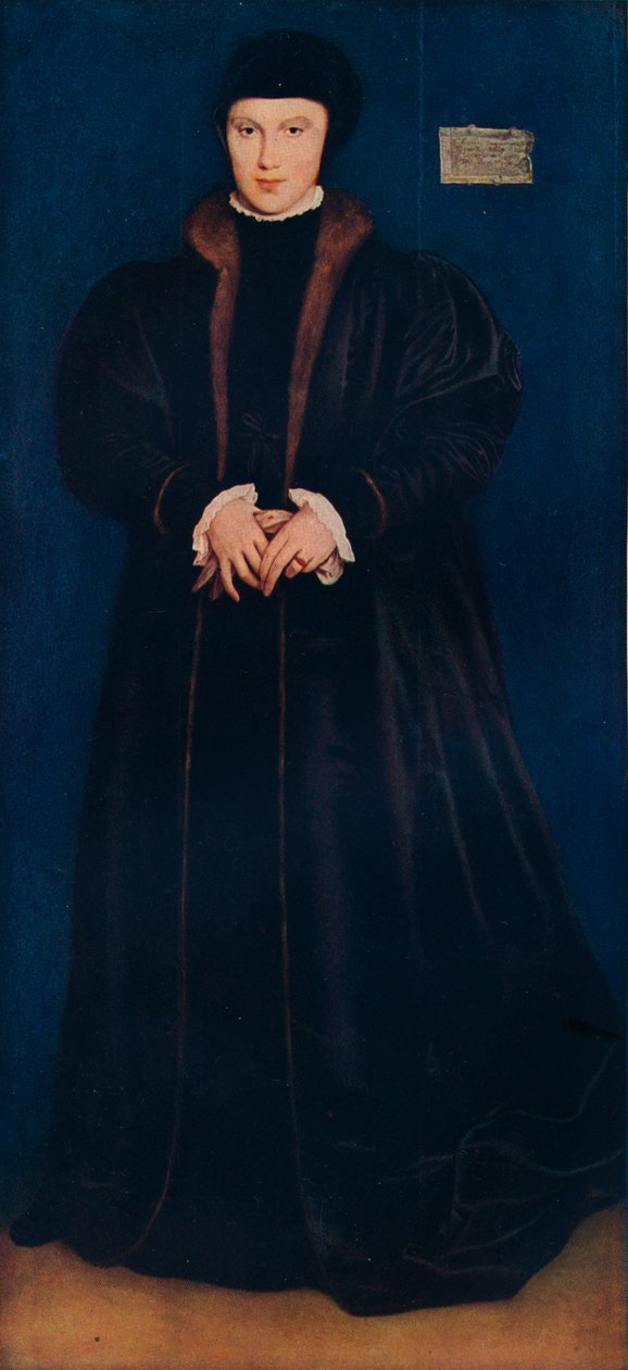 Krystyna Danii, księżna Mediolanu, 1538 autorstwa Hans Holbein der Jüngere