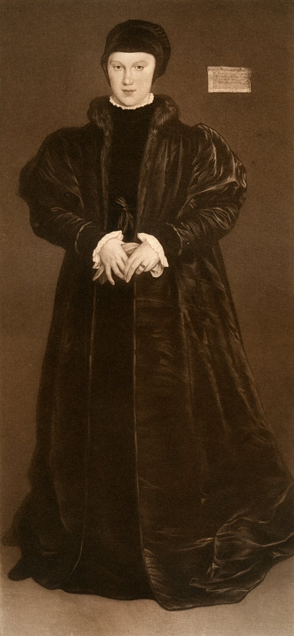 Krystyna Danii, księżna Mediolanu, 1538, 1902 autorstwa Hans Holbein der Jüngere