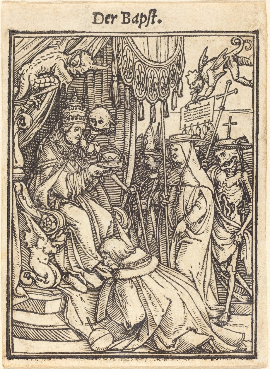 Papież. autorstwa Hans Holbein der Jüngere