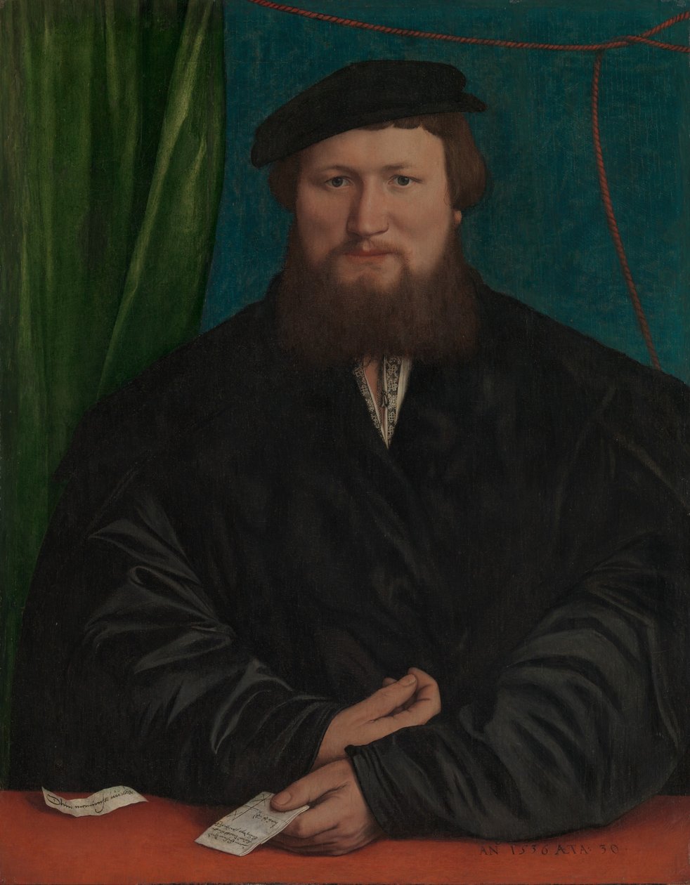 Derick Berck z Kolonii, 1536. autorstwa Hans Holbein der Jüngere