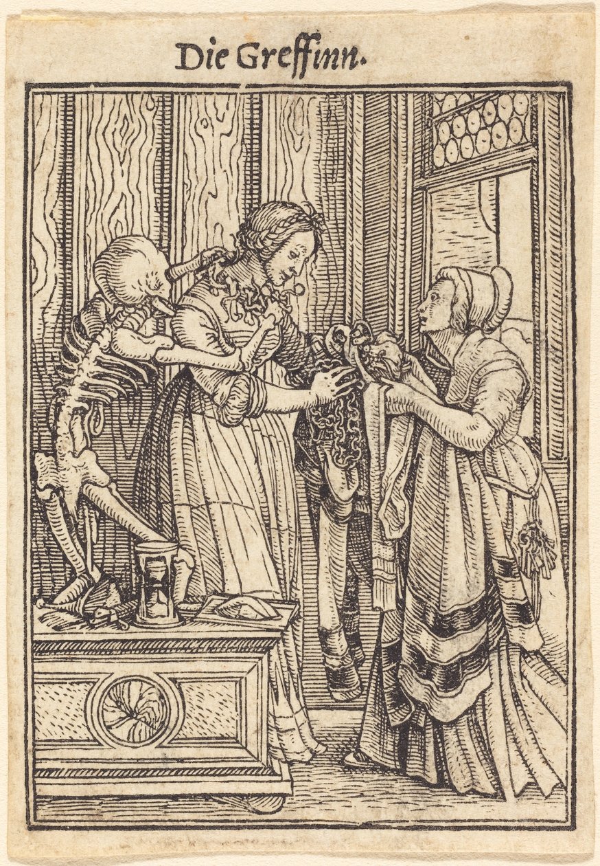 Hrabina autorstwa Hans Holbein the Younger