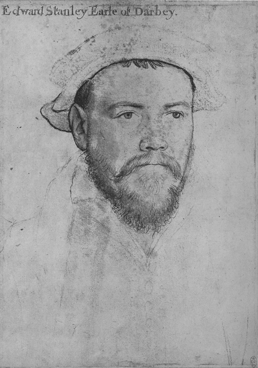 Edward Stanley, hrabia Derby, c1532-1543 1945 autorstwa Hans Holbein der Jüngere