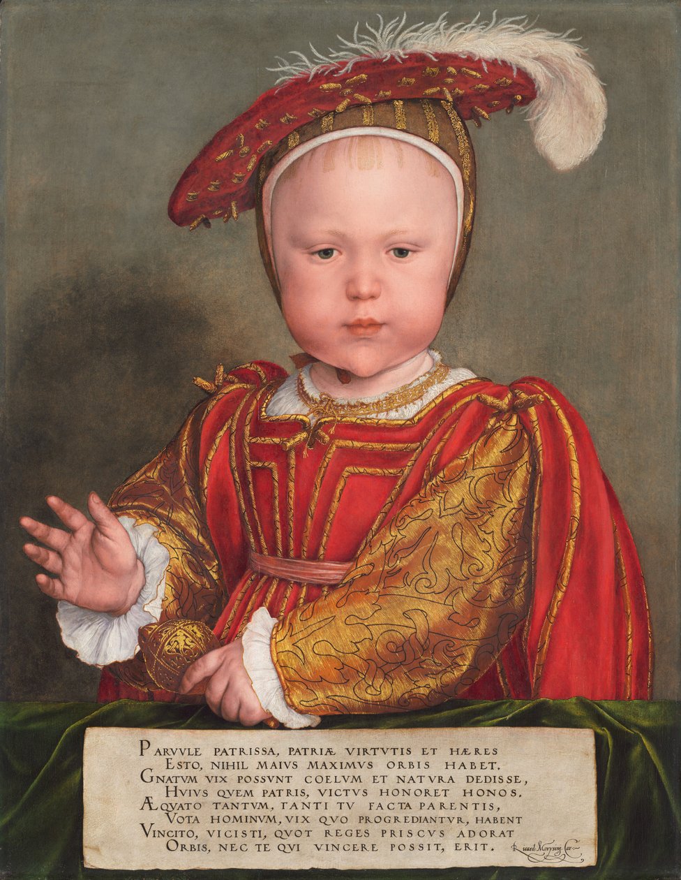 Edward VI jako dziecko autorstwa Hans Holbein der Jüngere