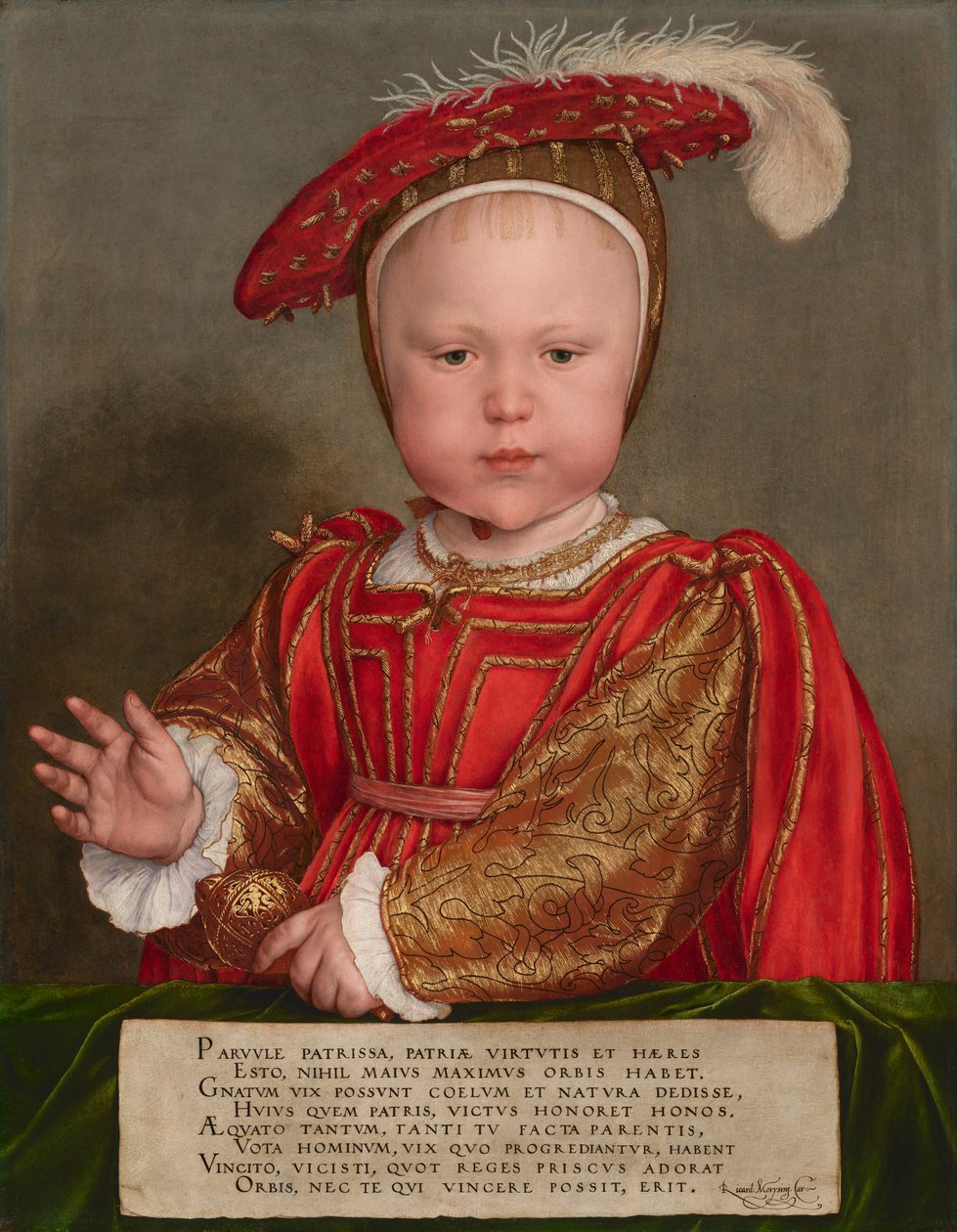Edward VI jako dziecko autorstwa Hans Holbein the Younger