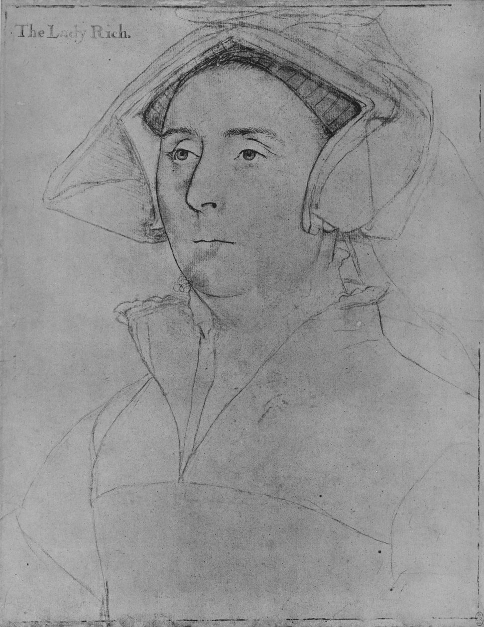 Elżbieta, Lady Rich, c1532-1543 1945 autorstwa Hans Holbein der Jüngere