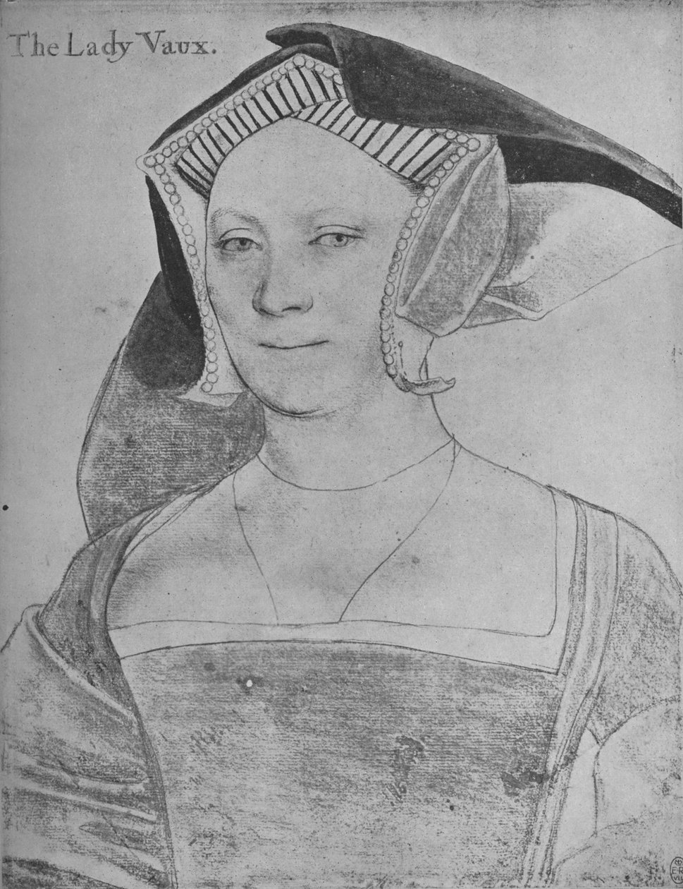 Elżbieta, Lady Vaux, c1536 1945 autorstwa Hans Holbein der Jüngere