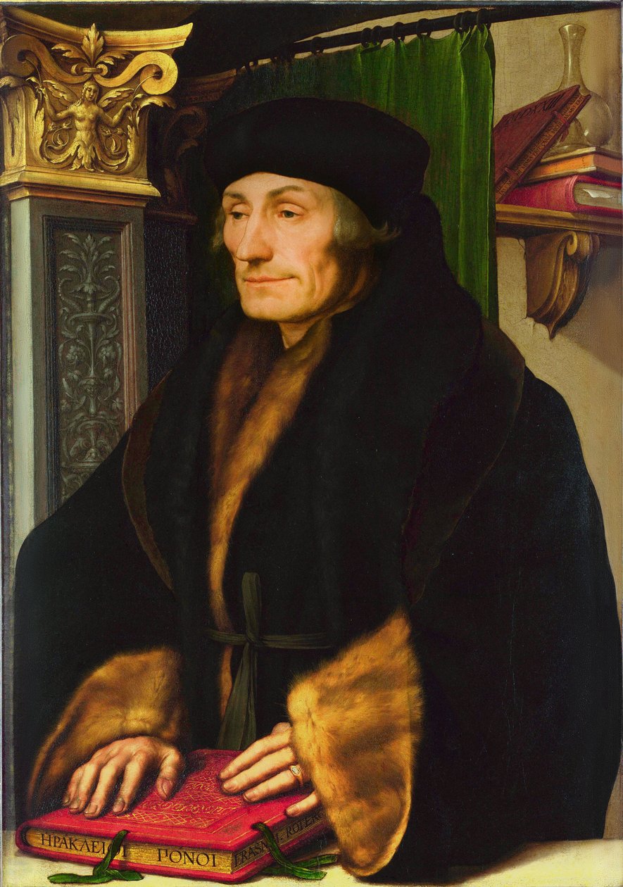 Erasmusa autorstwa Hans Holbein der Jüngere