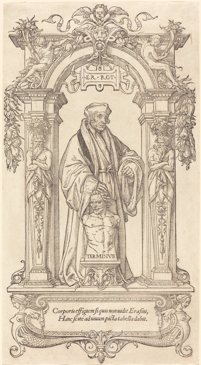 Erazm z Rotterdamu autorstwa Hans Holbein der Jüngere