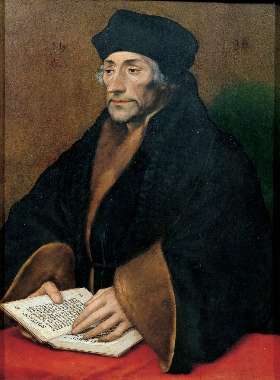 Erazm z Rotterdamu autorstwa Hans Holbein the Younger