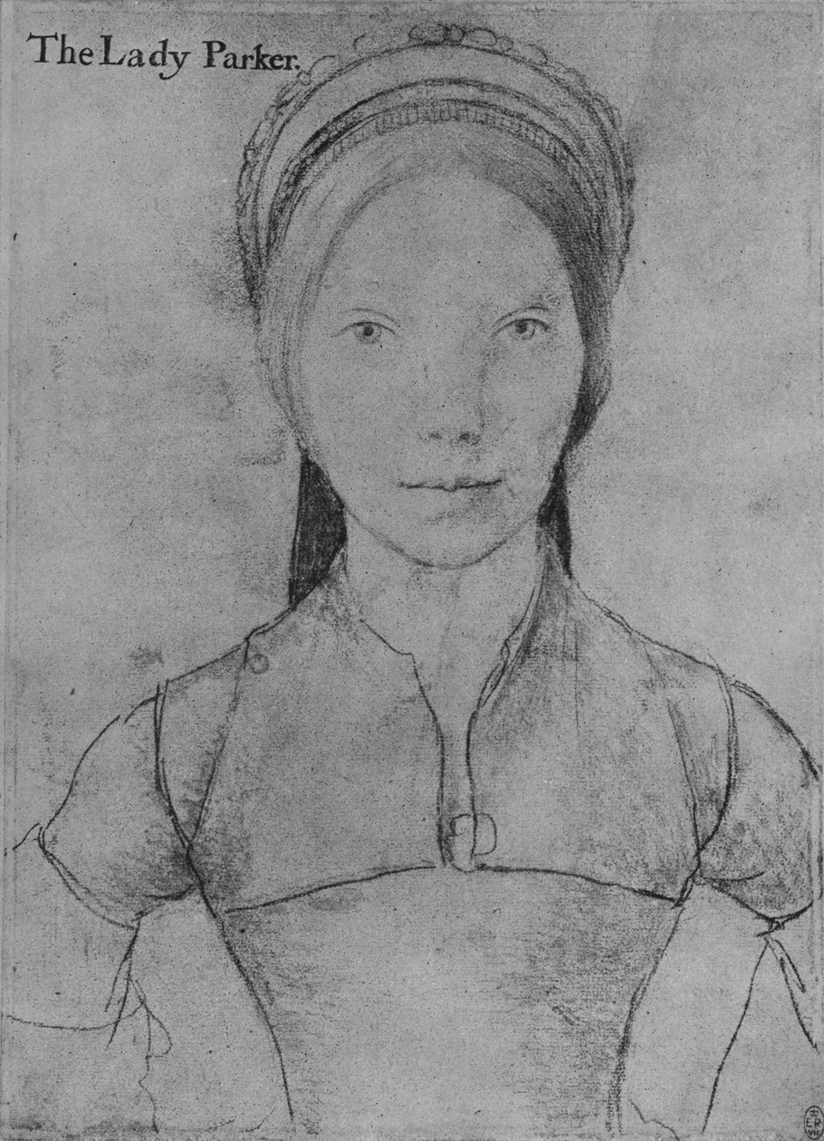 Grace, Lady Parker, c1540-1543 1945 autorstwa Hans Holbein der Jüngere
