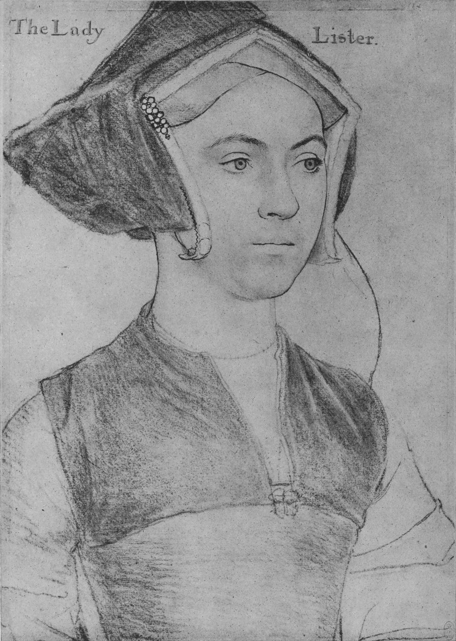 Jane, Lady Lister, c1532-1543 1945 autorstwa Hans Holbein der Jüngere